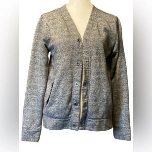 HELIX gray marled sweater.